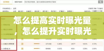 怎么提高實(shí)時(shí)曝光量，怎么提升實(shí)時(shí)曝光量 