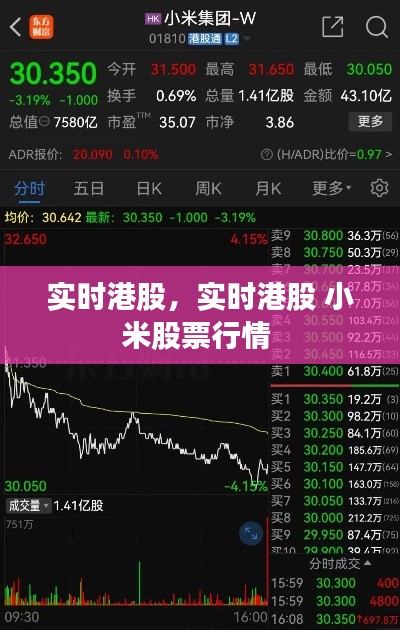 實時港股，實時港股 小米股票行情 