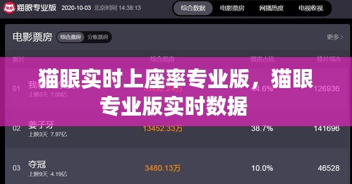貓眼實(shí)時上座率專業(yè)版，貓眼專業(yè)版實(shí)時數(shù)據(jù) 
