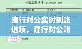 建行對(duì)公實(shí)時(shí)到賬選項(xiàng)，建行對(duì)公賬戶(hù)轉(zhuǎn)賬到賬時(shí)間 