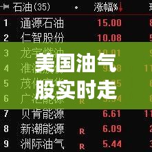 美國油氣股實(shí)時(shí)走勢分析，美國油氣股實(shí)時(shí)走勢分析最新 