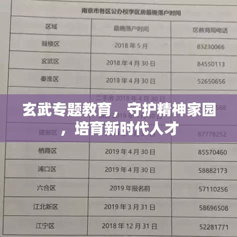 玄武專題教育，守護(hù)精神家園，培育新時(shí)代人才