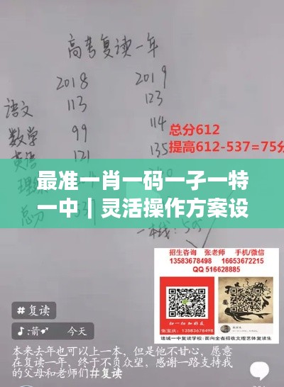最準(zhǔn)一肖一碼一孑一特一中｜靈活操作方案設(shè)計(jì)