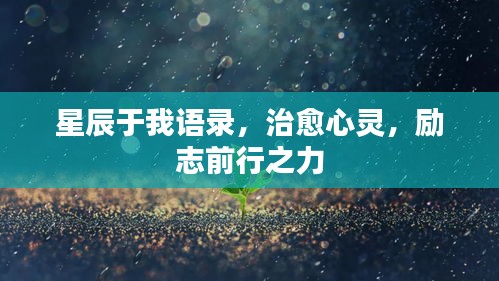 星辰于我語(yǔ)錄，治愈心靈，勵(lì)志前行之力