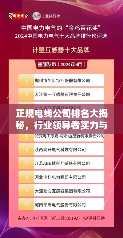 正規(guī)電線公司排名大揭秘，行業(yè)領導者實力與信譽榜單
