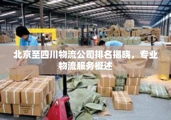 北京至四川物流公司排名揭曉，專業(yè)物流服務(wù)概述