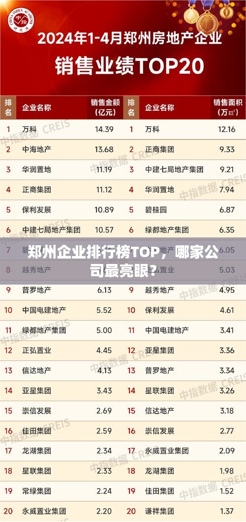 鄭州企業(yè)排行榜TOP，哪家公司最亮眼？