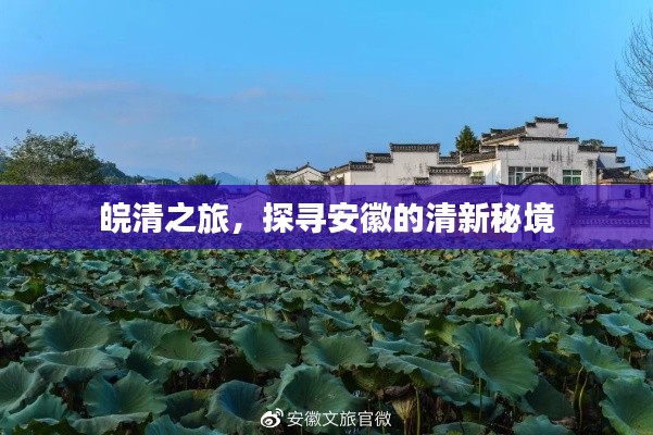 皖清之旅，探尋安徽的清新秘境