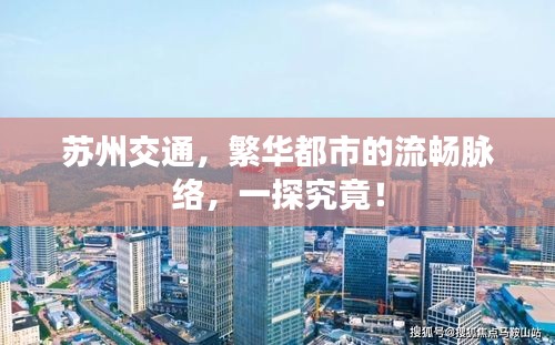 蘇州交通，繁華都市的流暢脈絡(luò)，一探究竟！