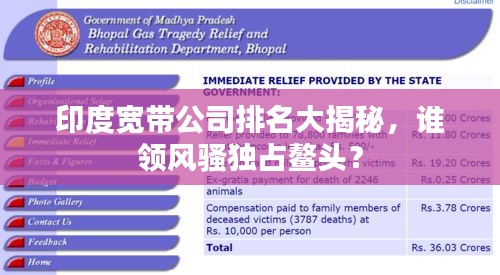 印度寬帶公司排名大揭秘，誰領(lǐng)風(fēng)騷獨(dú)占鰲頭？