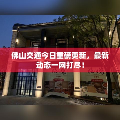 佛山交通今日重磅更新，最新動態(tài)一網(wǎng)打盡！