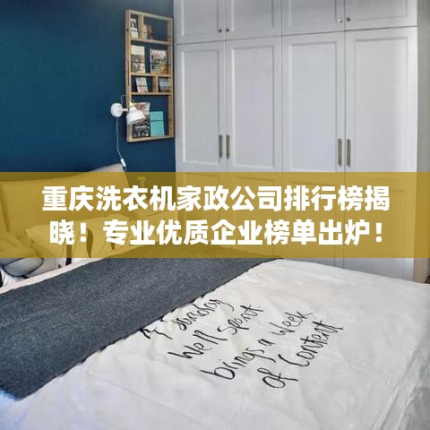重慶洗衣機(jī)家政公司排行榜揭曉！專(zhuān)業(yè)優(yōu)質(zhì)企業(yè)榜單出爐！