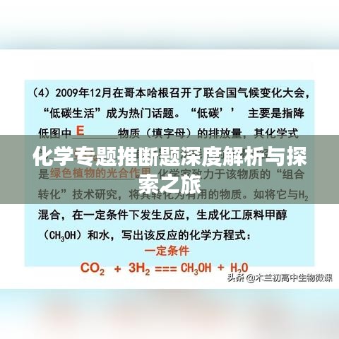 化學專題推斷題深度解析與探索之旅