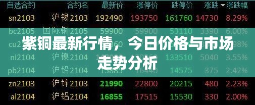 紫銅最新行情，今日價格與市場走勢分析