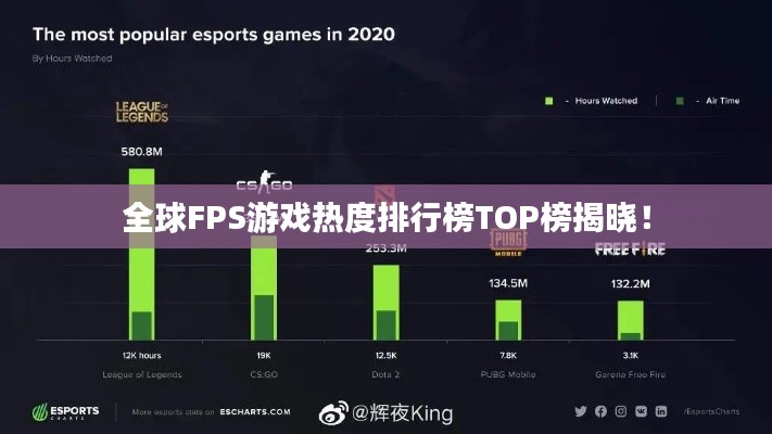 全球FPS游戲熱度排行榜TOP榜揭曉！