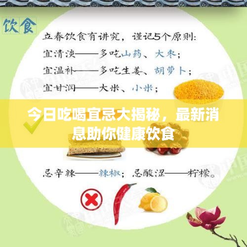 今日吃喝宜忌大揭秘，最新消息助你健康飲食