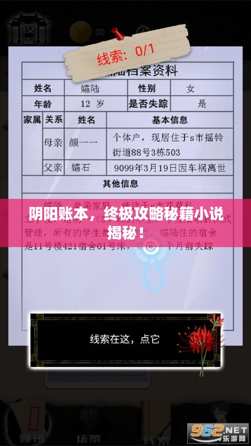 陰陽賬本，終極攻略秘籍小說揭秘！