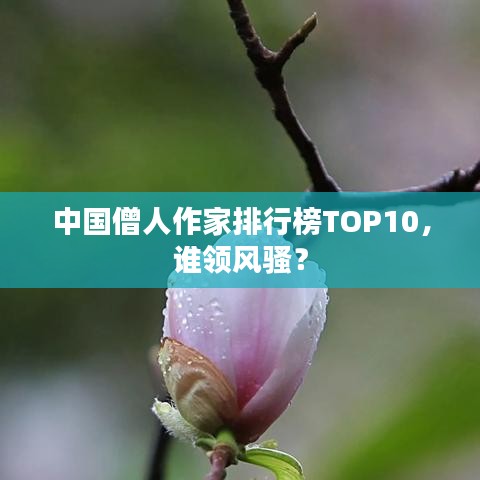 中國僧人作家排行榜TOP10，誰領(lǐng)風(fēng)騷？