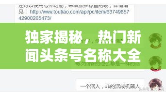 獨(dú)家揭秘，熱門新聞?lì)^條號(hào)名稱大全，一網(wǎng)打盡！