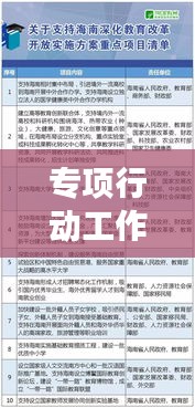 專項行動工作機制落實實踐，打造高效執(zhí)行體系