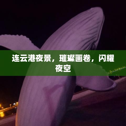 連云港夜景，璀璨畫卷，閃耀夜空