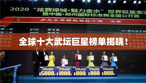 全球十大武壇巨星榜單揭曉！